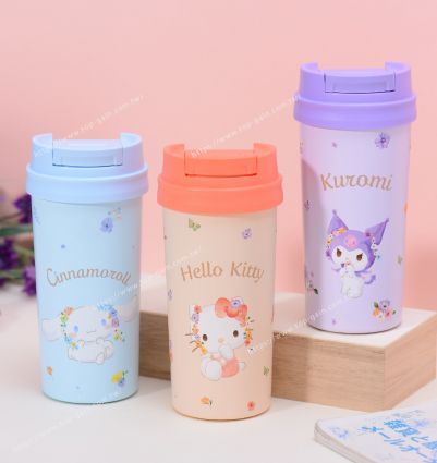 三麗鷗 隨行保溫杯-花卉
